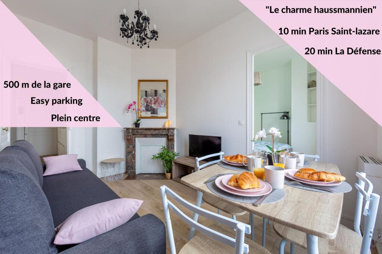 Le Charme Haussmannien-10 Min Paris Apartment Argenteuil Exterior photo